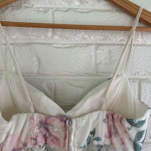 Windsor Floral White and Pink Dress - Picture 13 of 14